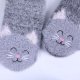 Women’s Fuzzy Slipper Socks With Grippers Cozy Warm Cute Animal Gifts (1 Pairs)